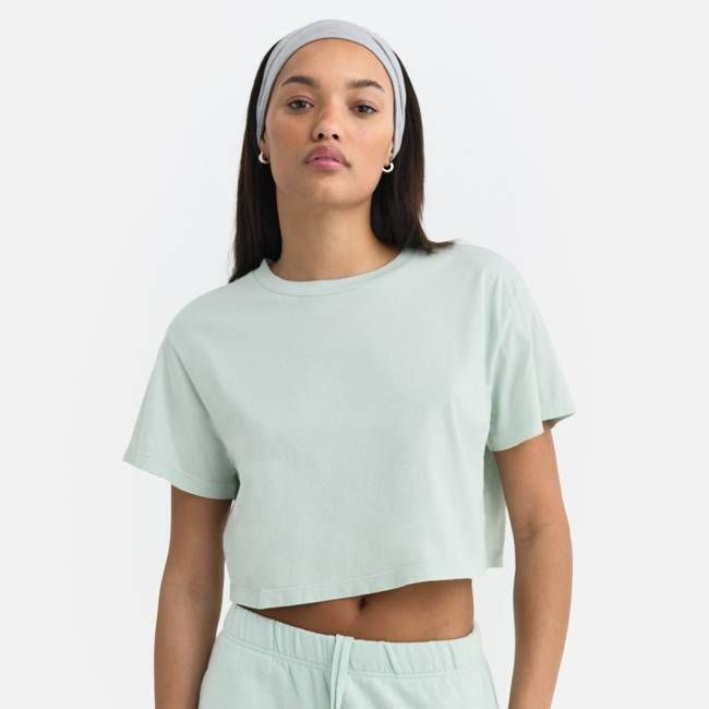 Organic Cotton Relaxed Crop Tee