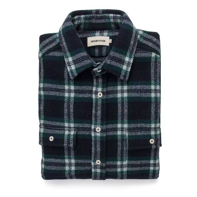 The Leeward Shirt in Navy Tartan