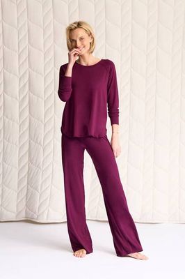 Relaxed Long Sleeve Top + Pajama Pant