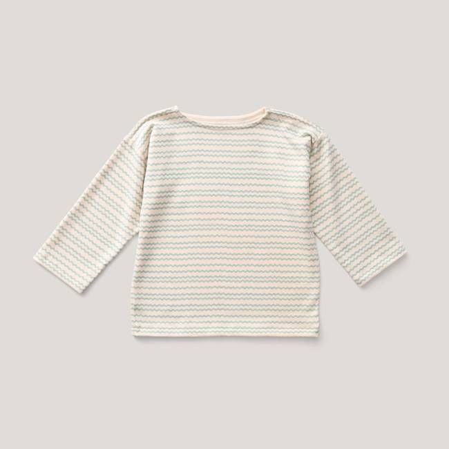Boxy Tee, Ric Rac Print, Mentha