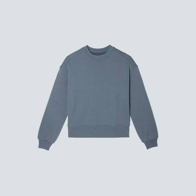 The Track Oversized Crew | Faded Blue
