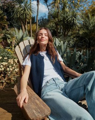 The Cotton VEST - Navy / Archive Sale