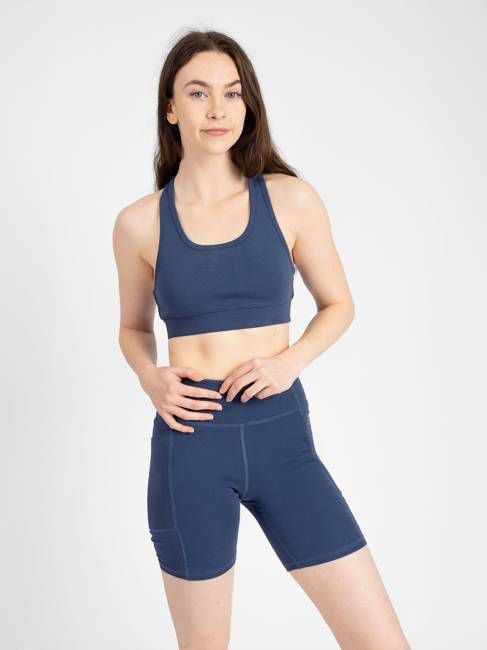 PlantTec™ Organic Sports Bra | Blueberry