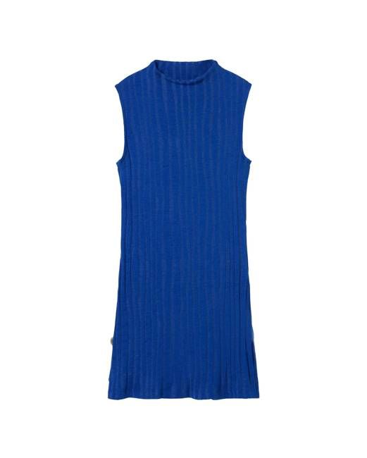 Blue knitted Ecovero Velita top