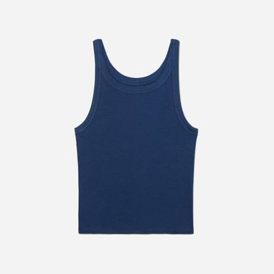 The Pima Micro-Rib Short Tank | Dark Royal