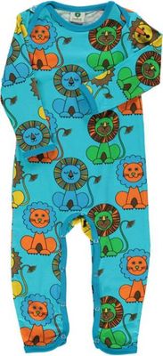 Long-sleeved baby suit with lions