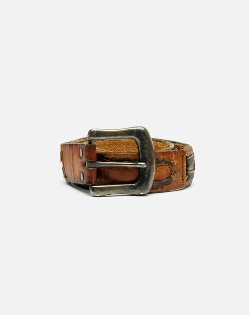 70s Leather Belt - #30
