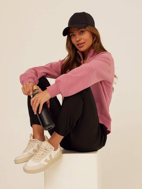 Constance Triblend Fleece Half Zip Pullover