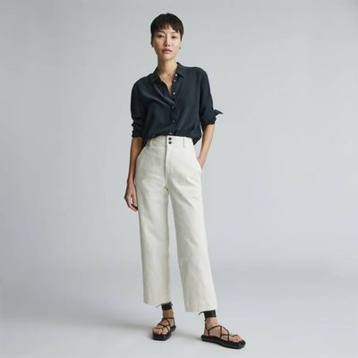 The Organic Straight-Leg Pant | Bone