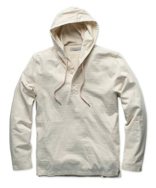 The New Denim Project Hooded Henley - Outerworn