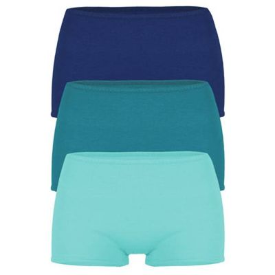 3er-Set Bio-Panty Erna Wasser: Blau, petrol, mint - kaufen