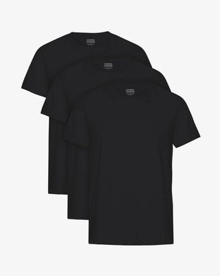 Classic Organic Tee - Deep Black (3-Pack)