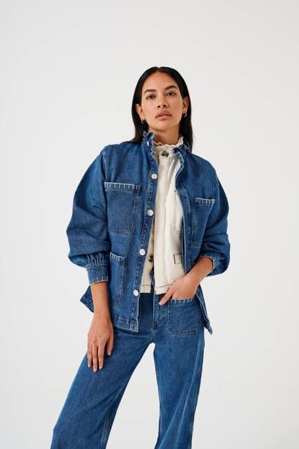 Pablo Denim Jacket in Vintage Americana