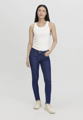 LINA Mid Rise Skinny jeans made from organic denim