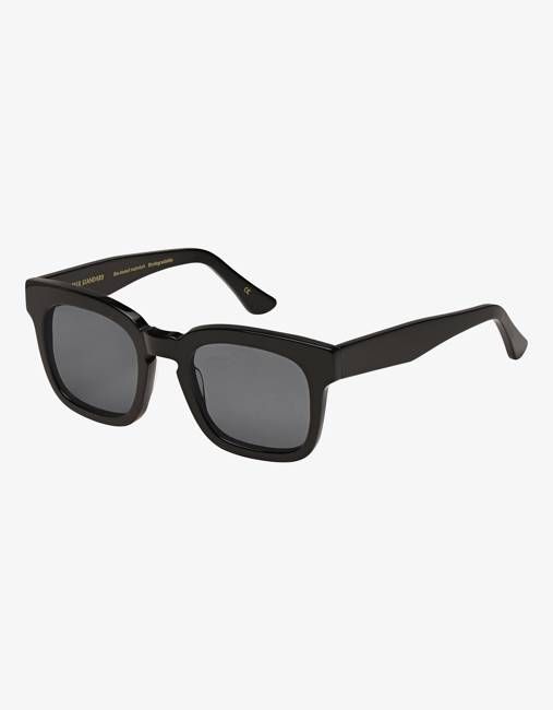 Colorful Standard Sunglass 18 - Deep Black Solid - Black