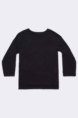 Women's Organic Raglan in Black