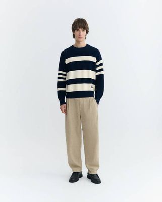 Organic cotton striped sweater Santos