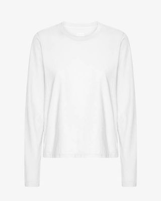 Women Organic LS T-Shirt - Optical White