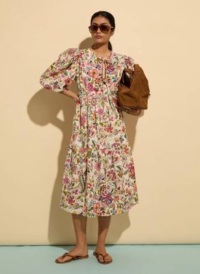 Kaftan-Kleid Isabelle aus Bio-Baumwolle