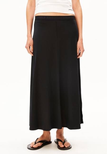 ILENIAA LARAA MIDI SKIRT | black