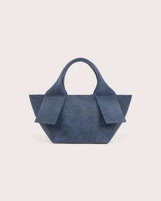 Pepo mini blue leather bag