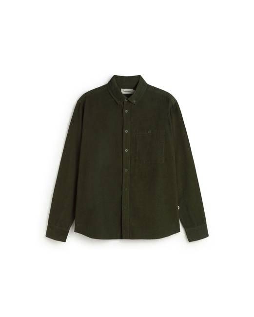 Green micro corduroy Anto shirt