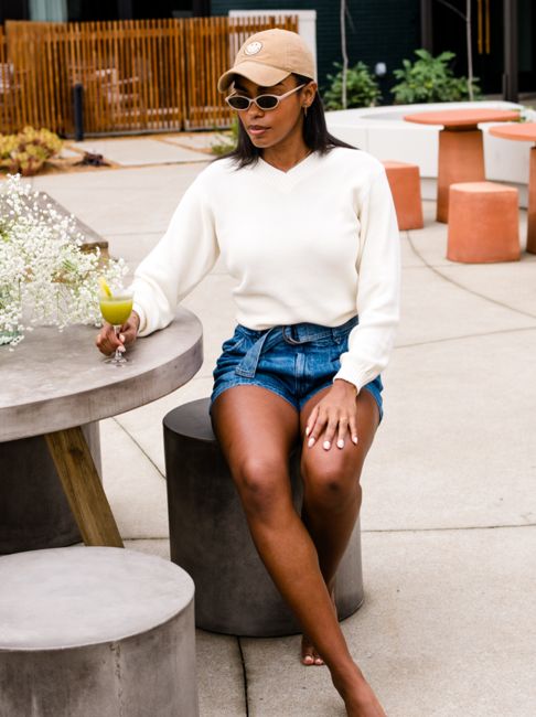 Haven Seed Stitch Sweater