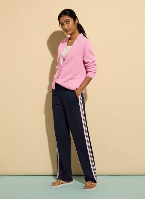 Marjorie Side Stripe Ponte Trousers