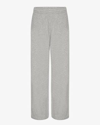 Organic Straight Leg Sweatpants - Heather Grey