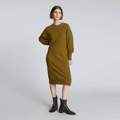 The Cashmere Midi Dress | Tapenade