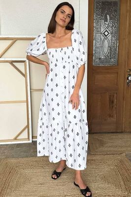 Santiago 3 Shortsleeve Maxi Dress - Daughters 2 Blackberry Wine