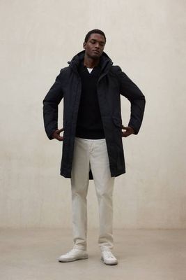 ICEBERG BLACK NEW COAT