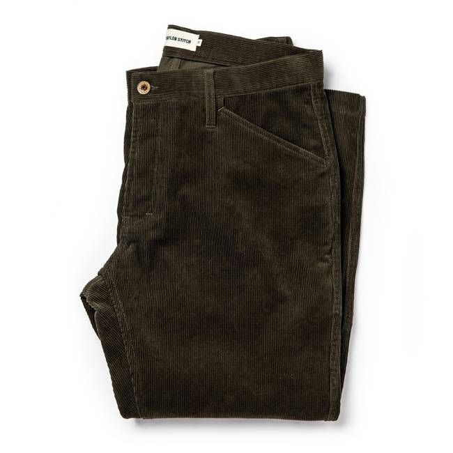 The Camp Pant in Olive Corduroy