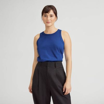 The Tank in Essential Cotton | Mazarine Blue