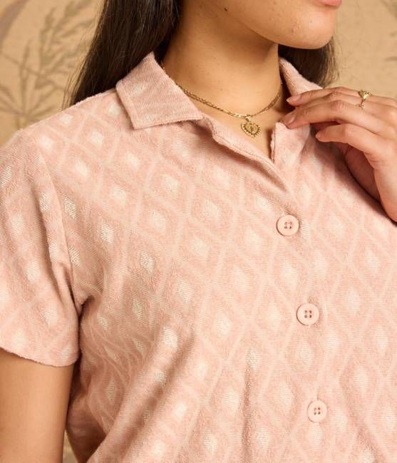 Cabana Top - Tearose/Pearl