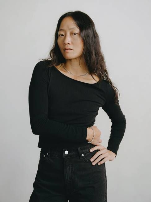 Blake Boatneck, Regen Silk Noil Jersey, Black