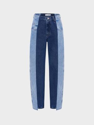 Boyfriend Jeans Light Dark Blue