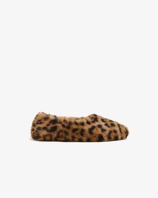 Magda Leopard Flat Slipper