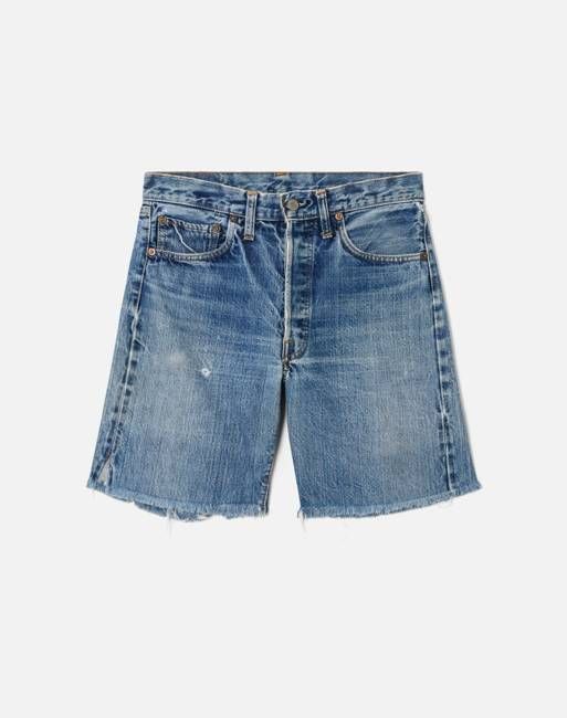 70s Selvedge Levi's 501 Cut Off Shorts -#26