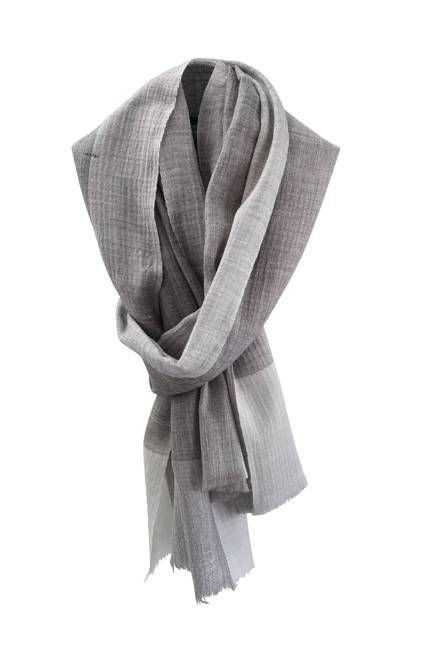 Yak Wool Shawl ACCENT Silver