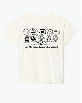 Classic Tee Peanuts Characters - Vintage White