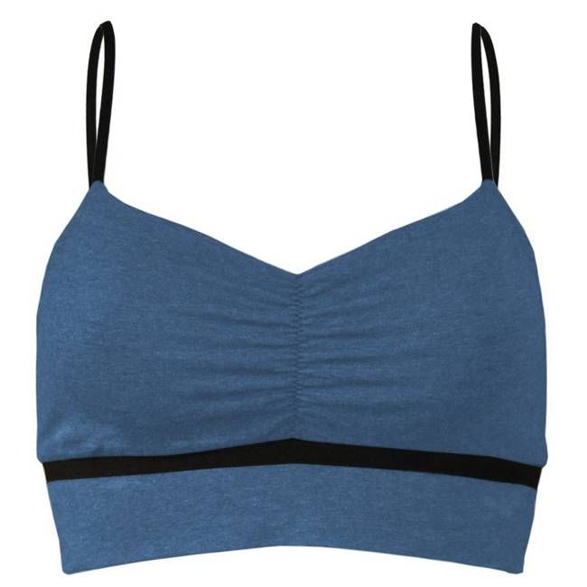 Bio Bustier Yoga blau meliert - kaufen