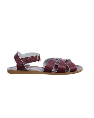 Claret Leather Sandals