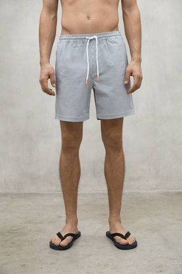 BLUE OYAMBRE SWIM TRUNKS