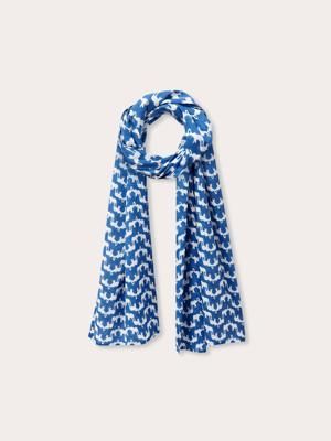 Yuma Cotton Scarf - Elephant Palace Blue