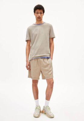 JAAMES GEBÜRSTETES T-SHIRT | Sandstein