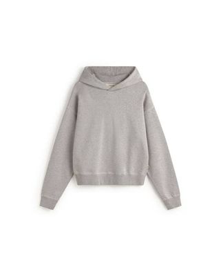 Grey retro pink back sun Valeria hoodie
