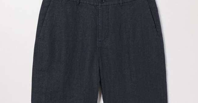The Linen Shorts Dark Navy | Premium Summer Essential | Asket