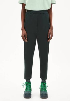 MAGDAALENA JERSEY PANT | dark scarab