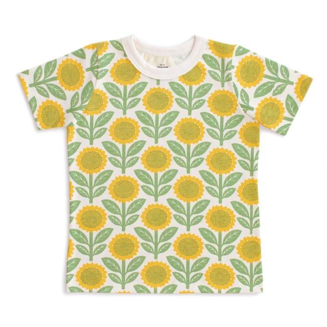 Short-Sleeve Tee - Sunflowers Green